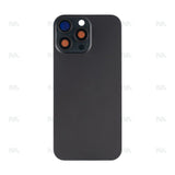 Vitre Arrière sans NFC, cadre d'appareil photo agrandi pour Apple iPhone 16 Pro Max - Noir Titane - Compatible