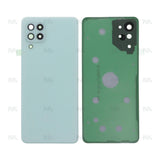 Vitre arrière pour Samsung Galaxy A22 A225 avec objectif, couleur menthe, OEM