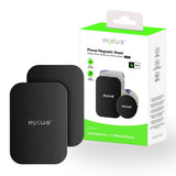 Feuille magnétique pour téléphone Rixus RXHM25, 4 sets, noir