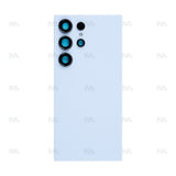 Vitre arrière pour Samsung Galaxy S24 Ultra S928B avec objectif bleu titane OEM