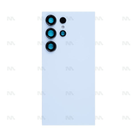 Vitre arrière pour Samsung Galaxy S24 Ultra S928B avec objectif bleu titane OEM
