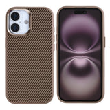 Coque Mag Carbon avec MagSafe pour Apple iPhone 17 - Marron