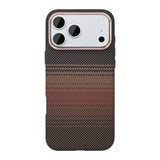 Coque Ultra-Fine Rixus Alpine Compatible MagSafe RXA130 Pour Apple iPhone 17 Pro, 18 Pro Rayé Marron