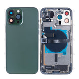 Boîtier avec petites pièces pour Apple iPhone 13 Pro Max - Vert alpin - OEM