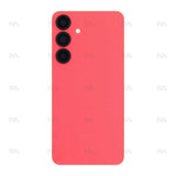 Vitre arrière pour Samsung Galaxy S25 Plus S936B avec objectif rouge corail Original