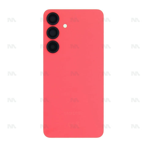 Vitre arrière pour Samsung Galaxy S25 Plus S936B avec objectif rouge corail Original