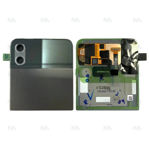 Ecran Officiel Service Pack + Vitre pour Samsung Galaxy Z Flip4 5G F721B Secondaire Khaki