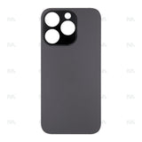 Vitre Arrière sans NFC pour Apple iPhone 14 Pro Max, espace agrandi pour le cadre de l'appareil photo - Noir - Compatible