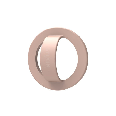Support pour anneau en silicone Rixus RXPH50 pour Magsafe, rose clair
