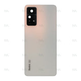 Vitre arrière pour Xiaomi Redmi Note 11 Pro 5G avec objectif blanc polaire OEM