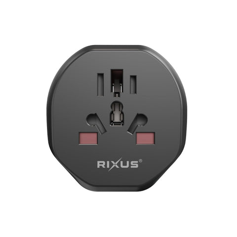 Adaptateur secteur de voyage Rixus RXHC27B UE noir