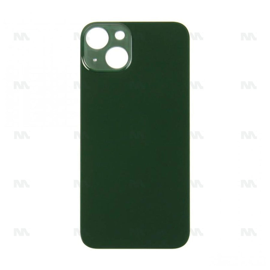 Face arrière en verre - cadre photo agrandi - Vert pour Apple iPhone 13