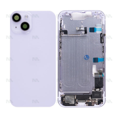 Boîtier avec petites pièces pour Apple iPhone 14 – Violet – OEM