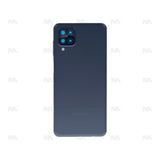 Vitre arrière pour Samsung Galaxy A12 A125F avec objectif noir OEM