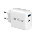 Chargeur Secteur USB-C/A 45W Rixus RXHC03D (Présentoir Comptoir 02)