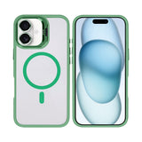 Étui Rixus Classic 03 avec MagSafe pour Apple iPhone 16 vert clair