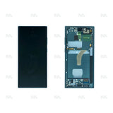 Chassis + Ecran Officiel Service Pack + Vitre pour Samsung Galaxy S22 Ultra S908B - Vert