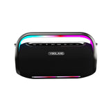 Enceinte Bluetooth Yibolang F4Pro avec deux microphones, couleur noire
