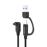Câble de recharge Rixus RXGM02 pour montre connectée Garmin, 100 cm, noir