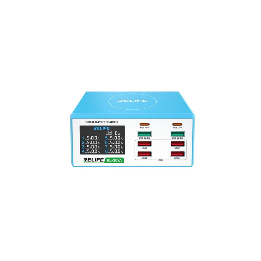 Chargeur numérique à 8 ports Relife RL-309A