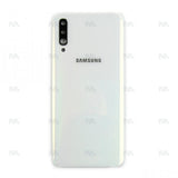 Vitre arrière pour Samsung Galaxy A50 A505F avec lentille blanche avec lentille OEM