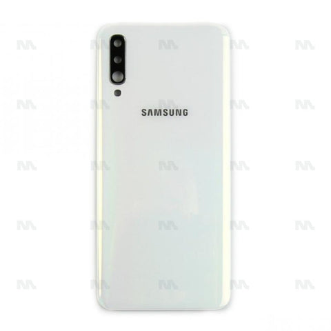 Vitre arrière pour Samsung Galaxy A50 A505F avec lentille blanche avec lentille OEM