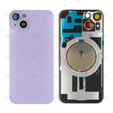 Vitre Arrière sans NFC pour Apple iPhone 14 Plus, bloc complet d'appareil photo agrandi Violet Compatible