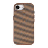 Coque Mag Carbon avec MagSafe pour Apple iPhone 16e - Marron