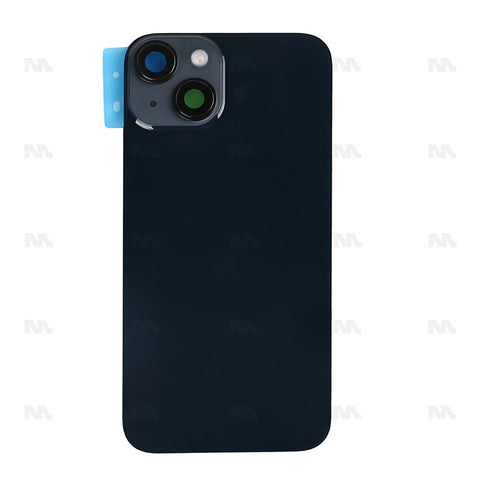 Vitre Arrière avec NFC, cadre de caméra agrandi Midnight Compatible pour Apple iPhone 14