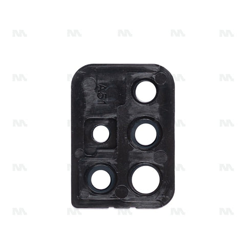 Couvercle d'objectif d'appareil photo pour Samsung Galaxy A51 A515F avec cadre noir (OEM)