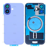 Vitre Arrière sans NFC, cadre d'appareil photo agrandi bleu brumeux Compatible pour Apple iPhone 17
