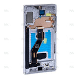 Écran complet sur châssis Soft-OLED pour Samsung Galaxy Note 10 Plus N975F - Blanc Aura