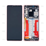 Chassis + Ecran Original Reconditionné + Vitre pour Sony Xperia 10 III (XQ-BT52) - Rose