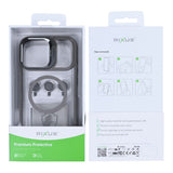 Étui Rixus Classic 03 avec MagSafe pour Apple iPhone 17 Pro Gris titane