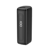 Batterie externe compacte Rixus RXPB23 avec écran numérique 5 000 mAh - Noir