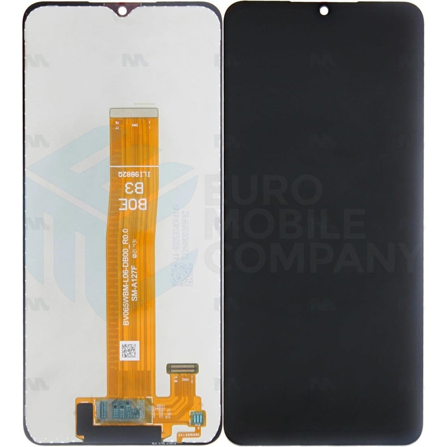 Ecran LCD + Vitre pour Samsung Galaxy A12s 2021 / A12s Nacho (SM-A127F) (No Frame) - Noir