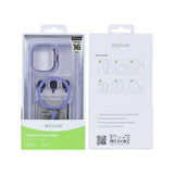 Étui Rixus Classic 03 avec MagSafe pour Apple iPhone 16 Pro violet clair