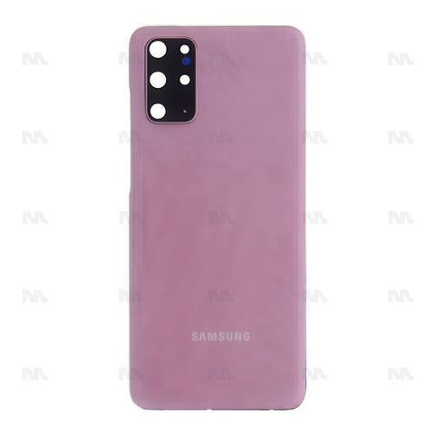 Vitre arrière avec objectif rose OEM pour Samsung Galaxy S20 Plus 4G G985F, S20 Plus 5G G986B