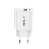 Chargeur rapide adaptatif Rixus RX90S QC 3.0 et PD 20 W (présentoir de comptoir)
