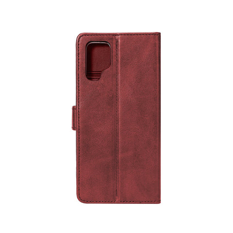 Bibliothèque Rixus pour Samsung Galaxy S23 Ultra Rouge foncé