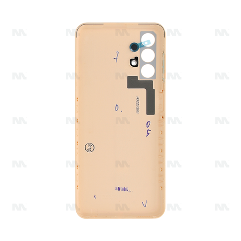 Vitre arrière pour Samsung Galaxy A13 A135F avec lentille Peach OEM
