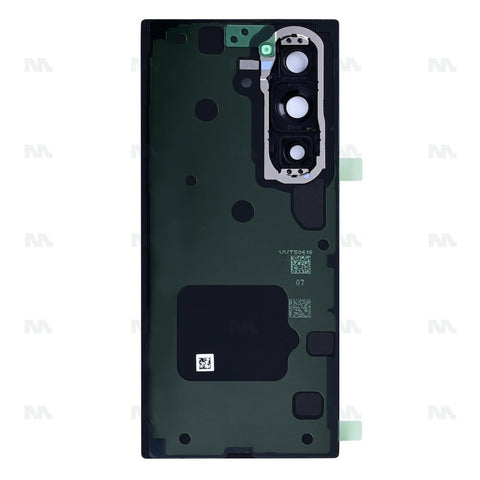 Vitre arrière pour Samsung Galaxy Z Fold7 F966B avec objectif - Noir jais - OEM