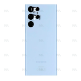Vitre arrière pour Samsung Galaxy S22 Ultra S908B avec objectif bleu ciel Original