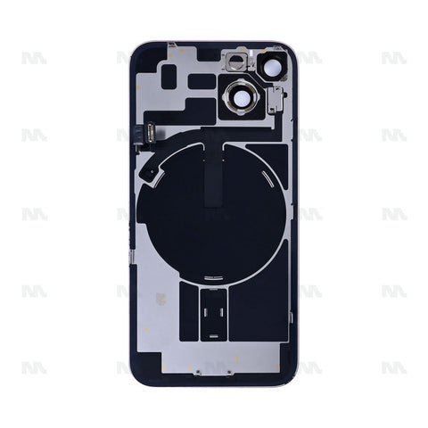 Vitre Arrière avec NFC, cadre de caméra agrandi rouge reconditionné pour Apple iPhone 14