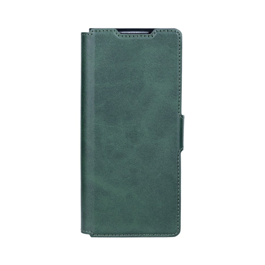 Étui portefeuille Rixus avec porte-stylo pour Samsung Galaxy Z Fold6 vert