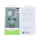 Étui Rixus Classic 03 avec MagSafe pour Apple iPhone 14 vert clair