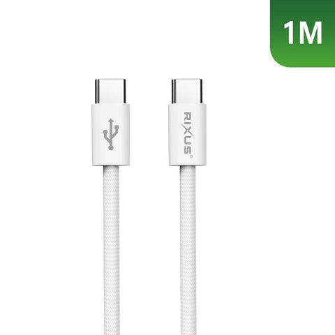 Câble USB-C 60W Rixus RXUC15CD (Présentoir Comptoir 02)