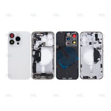 Boîtier avec petites pièces en titane blanc OEM pour Apple iPhone 15 Pro