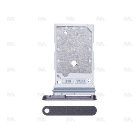 Support pour carte SIM pour Samsung Galaxy S24 S921B, S24 Plus S926B - Noir onyx - OEM