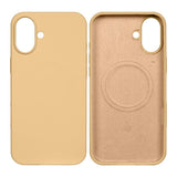 Coque de téléphone souple en TPU Rixus avec MagSafe pour Apple iPhone 16 Plus Or